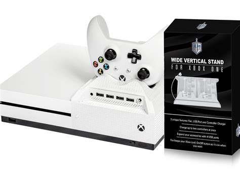 White Xbox One S Fan Usb Hub And Controller Charger