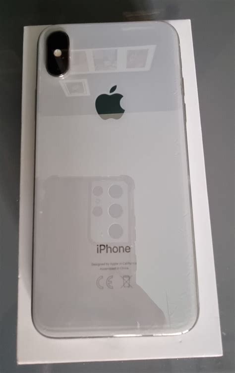 Apple Iphone X 64gb Silver Unlocked A1901 Gsm 190198457639 Ebay