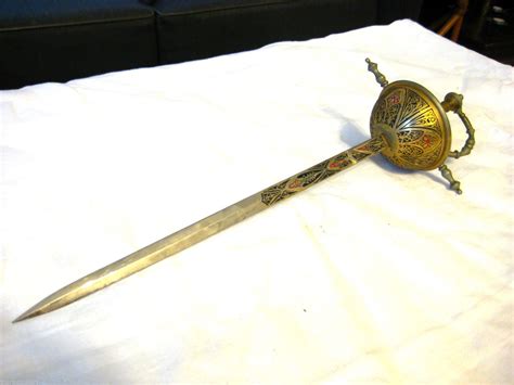 Toledo Spain Sword Fencing Foil Mini 15 Rapier Vintage Souvenir