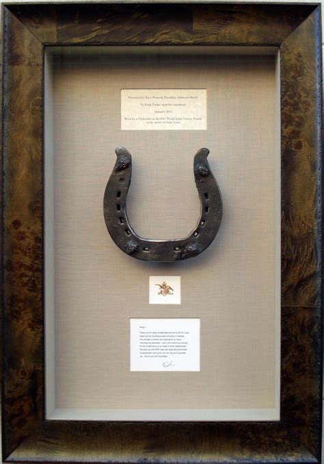 Good Luck Clydesdale Horseshoe Nortons Fine Art And Framing