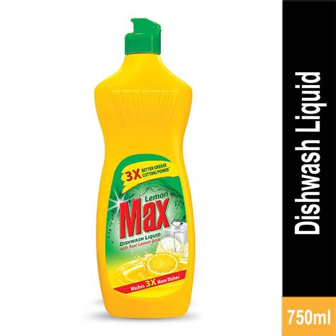 Buy Lemon Max Dishwash Liquid Bottle 750ml At Best Price Grocerapp