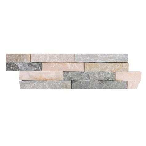 Ledgestone Slim Grey 10cm X 36cm Wall Tile