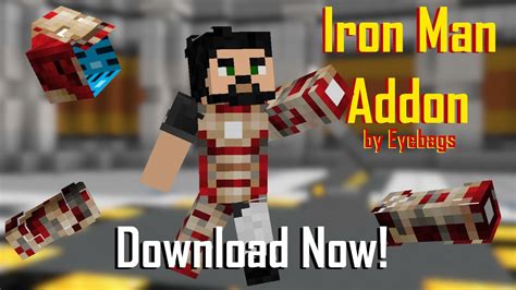 Minecraft Iron Man Addonmod Mcpebeta Youtube