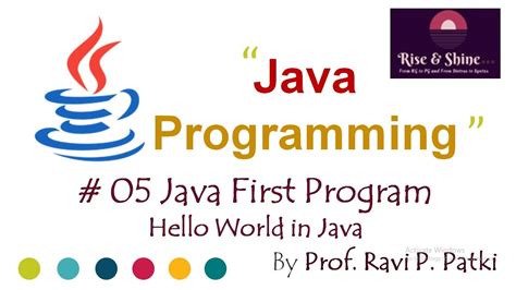 First Program In Java Hello World In Java Java Programming Core