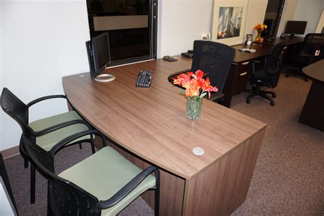 11 – Bow Front Desk Desk Office Furniture (2) – Office Furniture Reborn