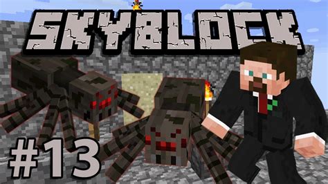 BOX OF SPIDERS Minecraft Skyblock 13 YouTube