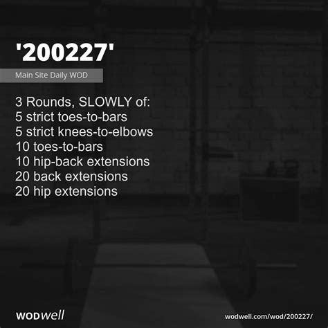 200227 Workout Main Site Daily Wod Wodwell