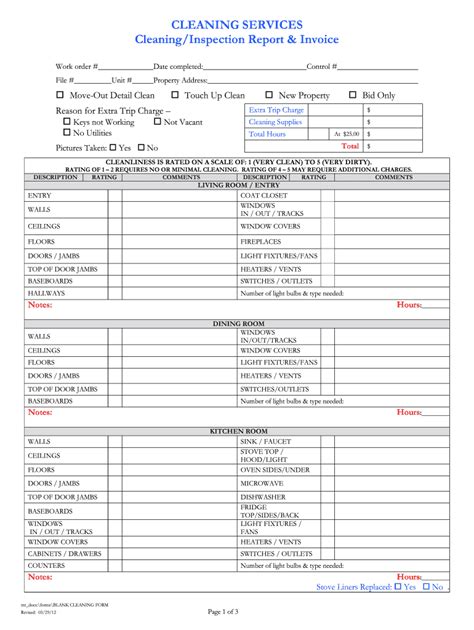 How To Write A Cleaning Report Fill Online Printable Fillable