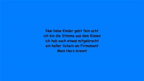 Rammstein - Mein Herz Brennt w/ lyrics (German) - YouTube