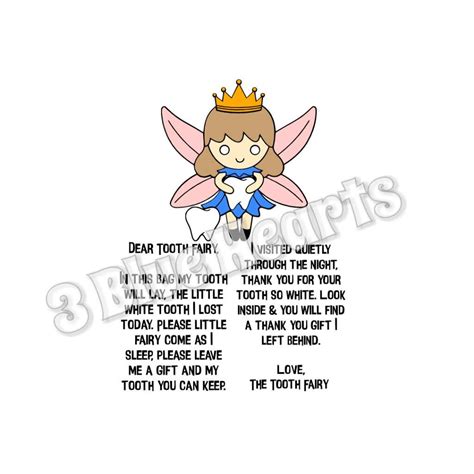 Check spelling or type a new query. Tooth Fairy Bag Fairy and Sayings SVG Studio dxf pdf jpg by 3BlueHeartsDesign on Etsy | Tooth ...