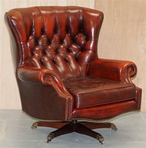 The chair satisfies and/or surpasses the stern ansi/bifma. Harrods London Oversized Oxblood Leather Wingback Library ...