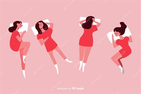 Premium Vector Top View Flat Person Sleep Position Pack