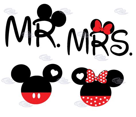 Mickey Mouse Minnie Mouse T Shirt Mrs Mr Mickey And Minnie Mouse
