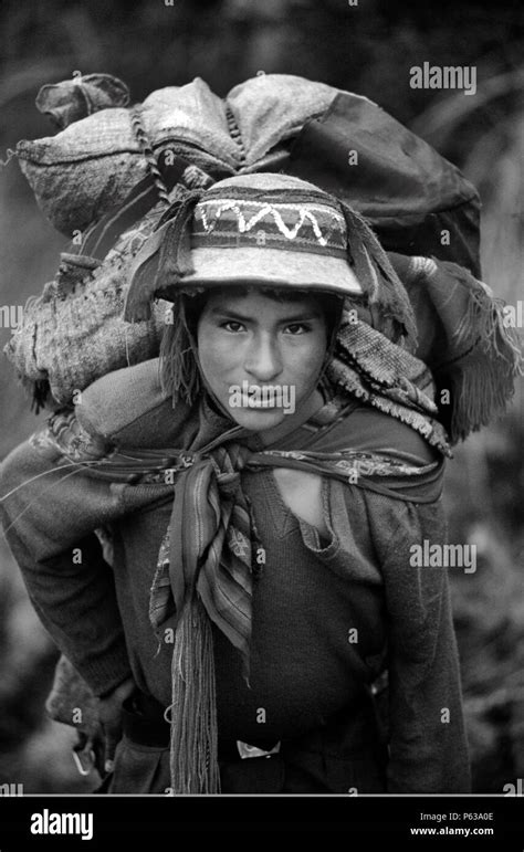 Native People Machu Picchu Black And White Stock Photos And Images Alamy
