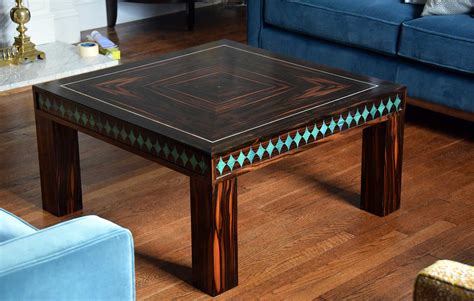 Macassar Ebony Coffee Table Sam Anderson Fine Furniture Handcrafted Classic And Contemporary