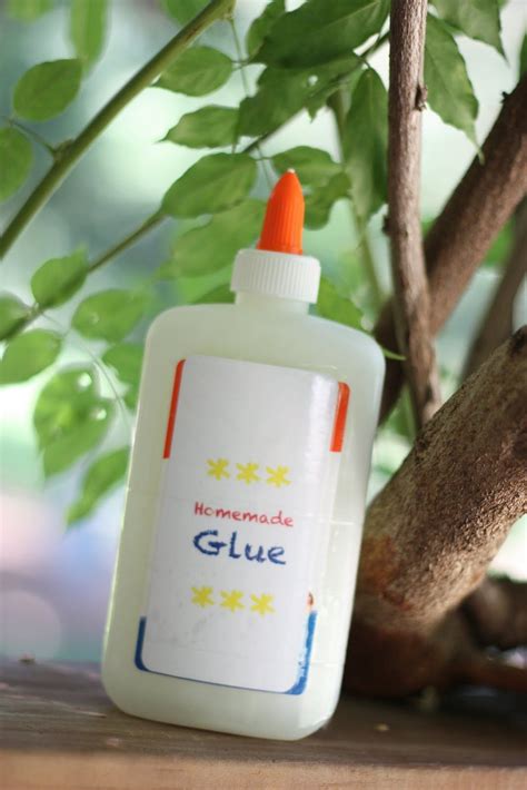 Easy Homemade Glue Recipe For Kids Homemade Home Made Glue Diy Glue