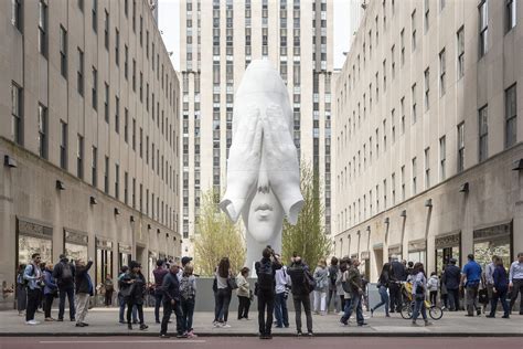 Jaume Plensa Takes Over Rockefeller Center For Frieze Sculpture