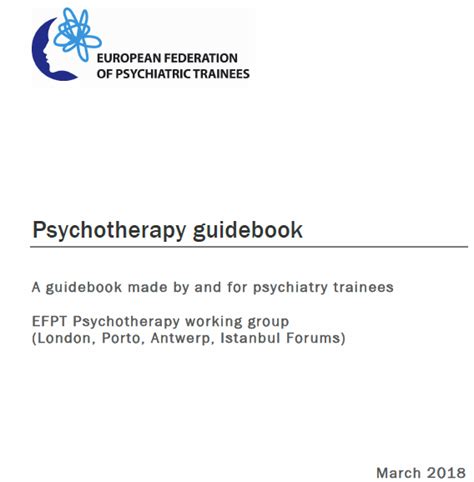 The Psychotherapy Guidebook Psyxiatrosgr