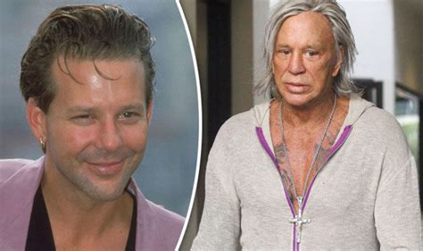 Mickey Rourke Captured Looking Unrecognisable After Plastic Surgery In