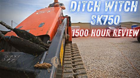 Ditch Witch Sk750 1500 Hour Review Youtube