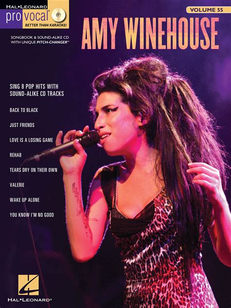 Amy Winehouse Pro Vocal Womens Edition Volume 55 Hal Leonard Online