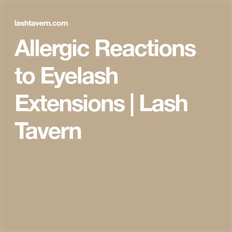 Allergic Reactions How To Identify And How To Prevent Them Lash Tavern Eyelash Supplies