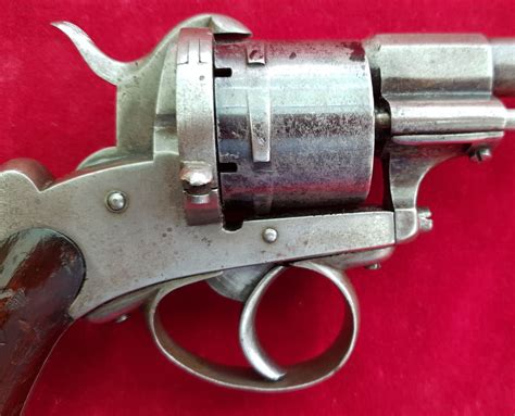 X X X Sold X X X 9mm Pinfire Revolver Circa 1865 Ref 2296 Andrew