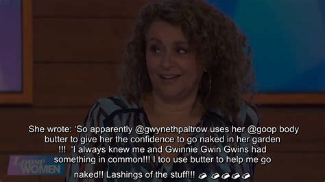 Nadia Sawalha Brilliantly Recreates Gwyneth Paltrows Naked Snap As She