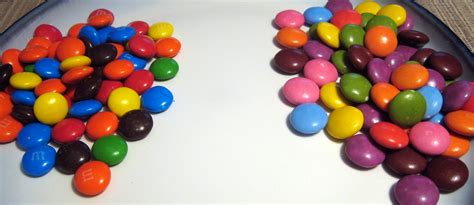 Smarties Vs Mandms Smarties British Candy Compared To Mandms William