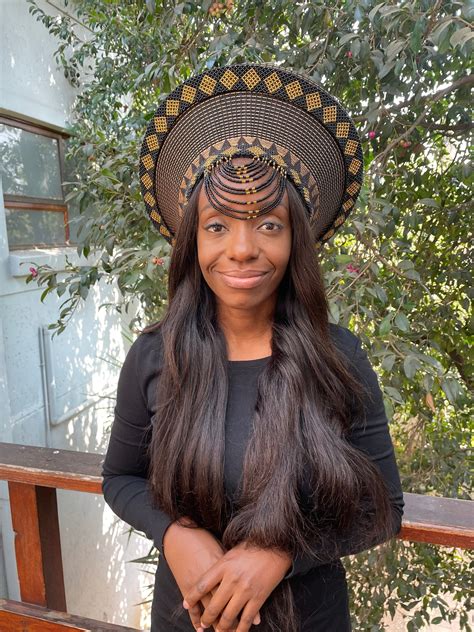 Excited To Share This Item From My Etsy Shop Large Zulu Hat African Hat Isicholo African
