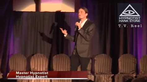 Hank Stone Expert Hypnotist Hypnosis Television Film Comedy Corporate