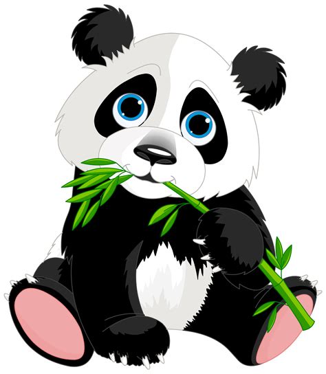 Cute Panda Cartoon Clipart Image Gallery Yopriceville Image Panda Cute Panda Cartoon Baby