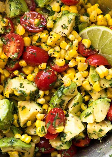 Corn Salad With Avocado Recipetin Eats