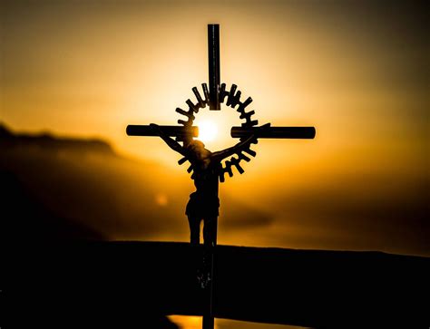 Imagen Católica Cruz Cristo Dios Sunset Fotos Cruz De Cristo