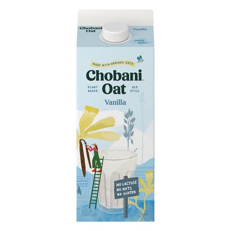 chobani oat milk no sugar