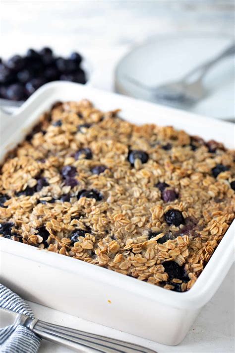 Blueberry Baked Oatmeal Hungry Hobby