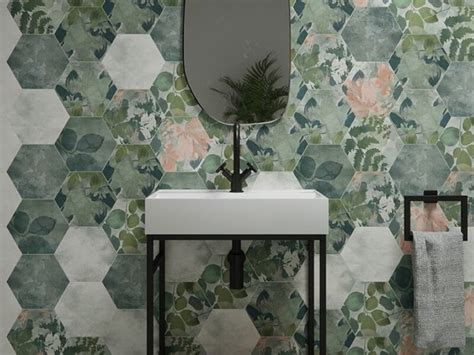Botanical Tile Design For Your Bathroom Botanical Design Ideas