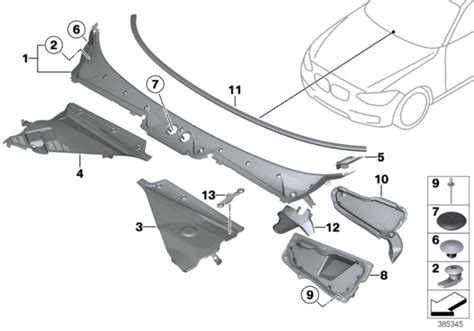 Genuine Bmw Cover Cowl Panel Part Bmw Parts Deal