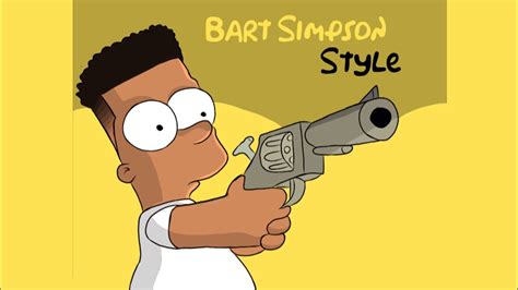 How To Draw Bart Simpson With A Gun