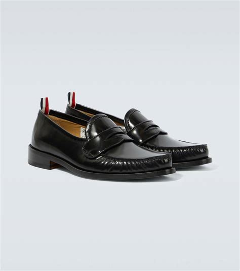 Thom Browne Leather Penny Loafers Thom Browne