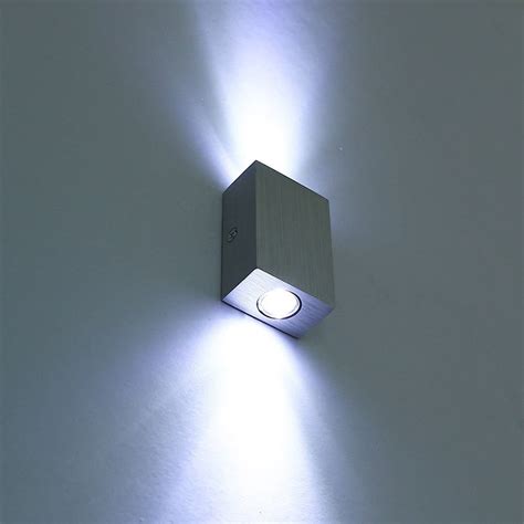 2w 6w Modern Led Wall Lamp Aluminum Up Down Wall Sconce Lighting Spot