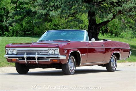 1966 Chevrolet Impala Ss Conv Every Option S Match 396 For Sale