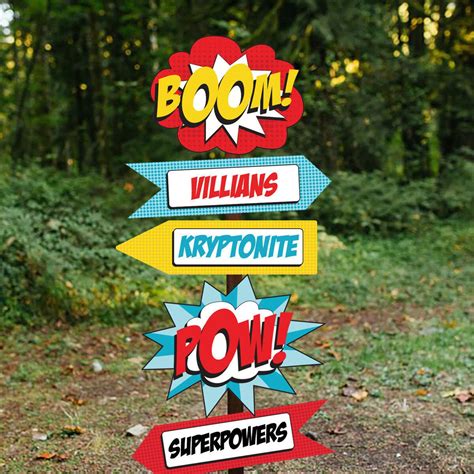 Superhero Party Welcome Sign Superhero Party Printable Sign Etsy