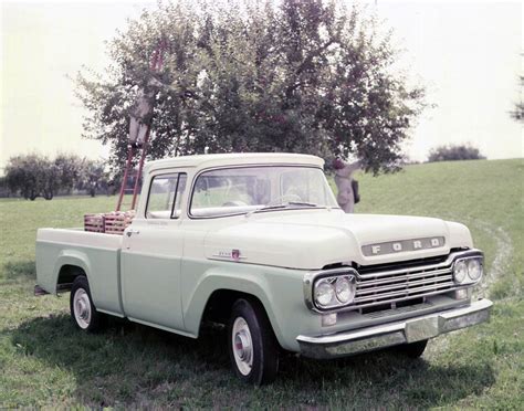 1959 Ford F 100 Custom Cab Styleside Truck Pickup Wallpapers Hd