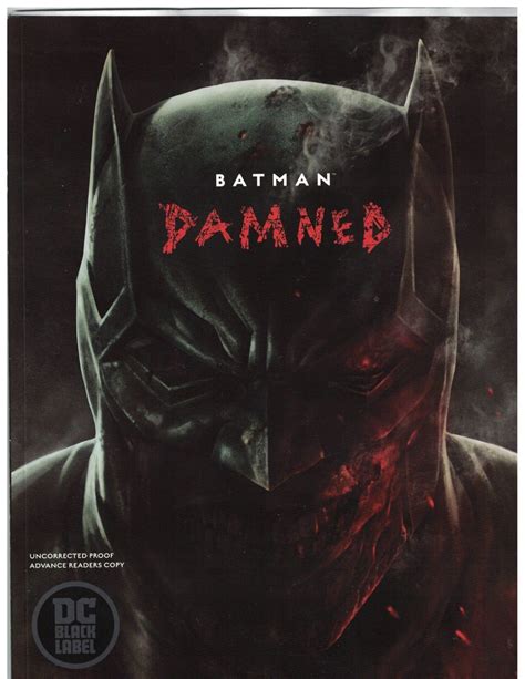 Batman Damned 2018 1 Nm 94 Advanced Readers Copy Out Of Print