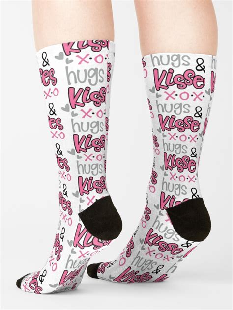 Hugs Kisses Xoxo Socks For Sale By Designsbycande Redbubble