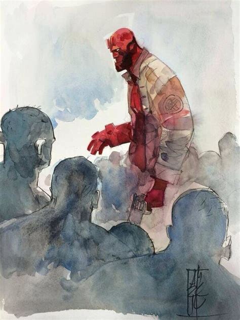 Alex Maleev Concept Art Characters Hellboy Art Comic Books Art