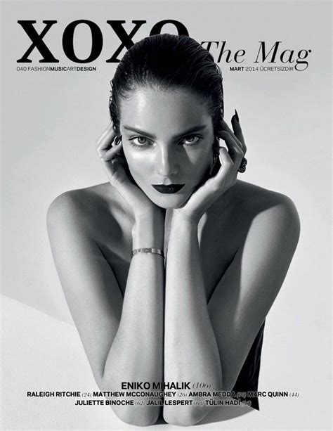 Eniko Mihalik For Xoxo The Mag By Koray Birand Fashion Magazine Cover Fashion Cover Magazine