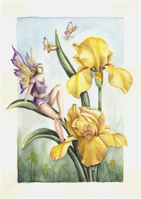 Iris Fairy By Jennomat On Deviantart