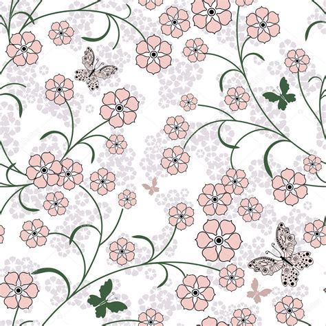 Repeating Floral Pattern — Stock Vector © Olgadrozd 7591004